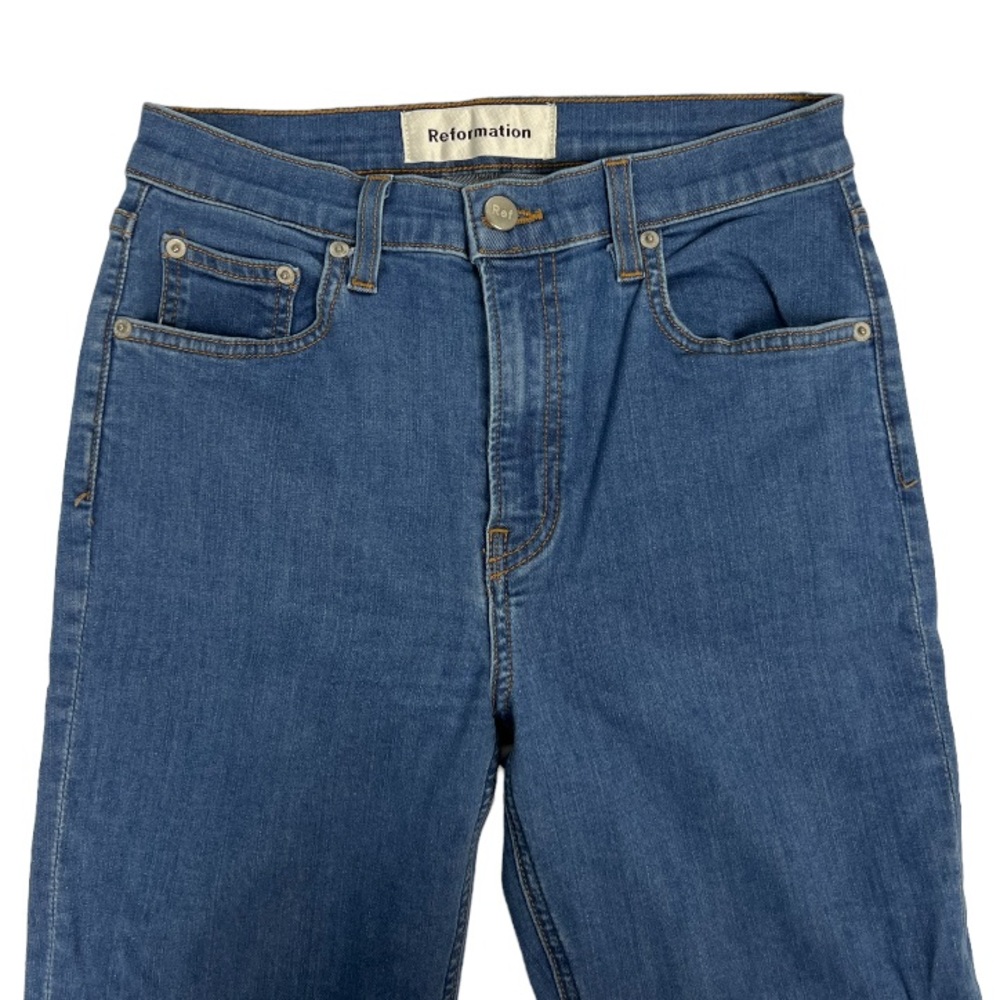 Reformation High Rise Blue Jeans